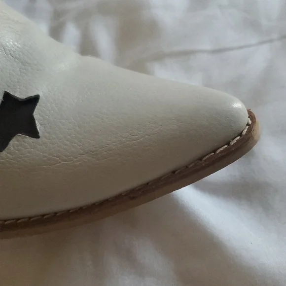 Silvia Cobos Shoot For The Moon Leather Star Booties - Picture 9 of 12